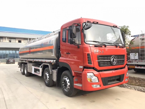 30,000L 4 axles aluminum alloy rigid crude oil tank truck