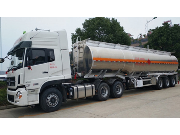 50t aluminum alloy BPW axles rigid oil tank trailer