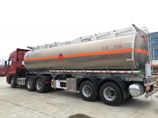 2 Axles 38000L Aluminium Alloy Fuel Tank Trailer