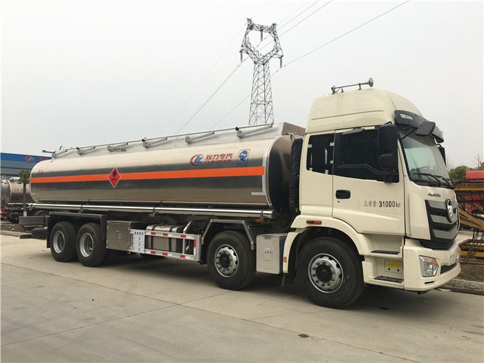 Foton 8x4 30000L Aluminum Alloy Oil Tank Truck