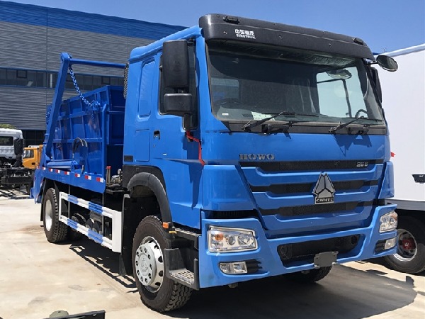 SINOTRUK HOWO 4x2 10m3 Skip Loader Garbage Truck
