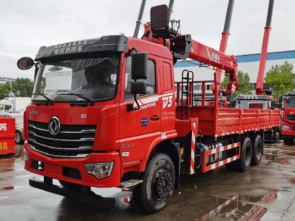 Dongfeng 6x4 Lorry Truck Mounted Crane