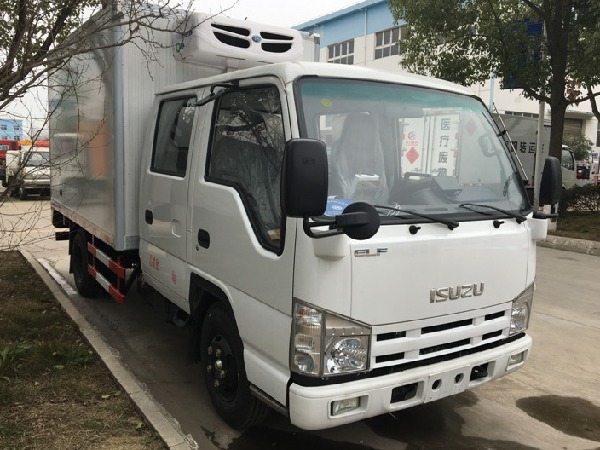 ISUZU 4x2 Double-row Cab 3-4T Refrigerated Van Truck