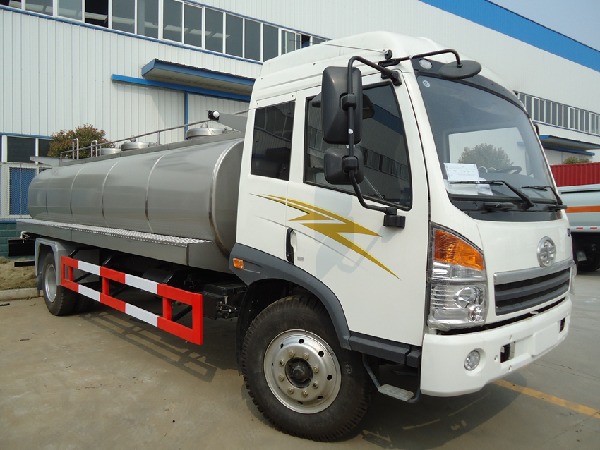 FAW 4x2 12000L Milk Tanker Truck