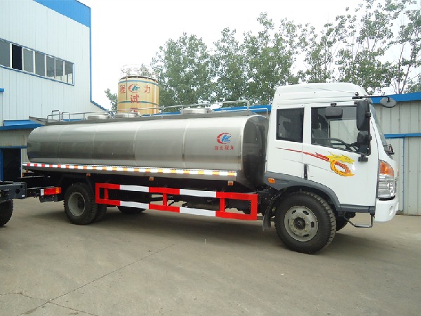 FAW 4x2 12000L Milk Tanker Truck