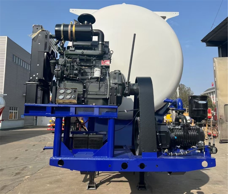 60cbm Dry Bulk Powder Cement Carrier Semi Trailer