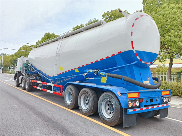 60cbm Dry Bulk Powder Cement Carrier Semi Trailer