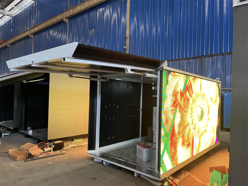 HD 3-Sides P4 LED Advertising Truck Body 12FT LED Billboard Box Without Truck