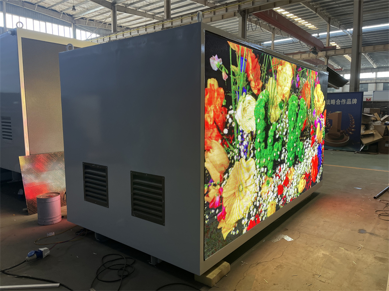 HD 3-Sides P4 LED Advertising Truck Body 12FT LED Billboard Box Without Truck