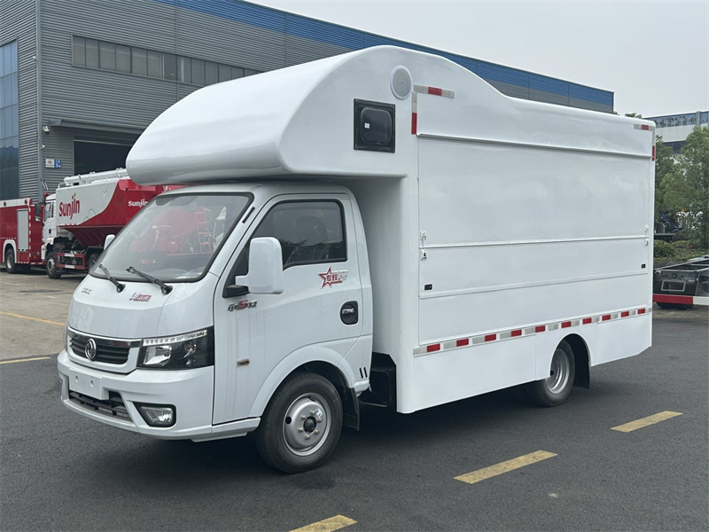 Dongfeng Tuyi 4x2 Mini Food Truck Mobile Shops Retail Vehicle Ice Cream Truck