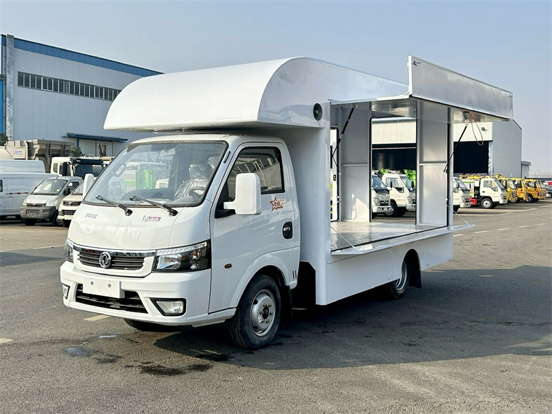 Dongfeng Tuyi 4x2 Mini Food Truck Mobile Shops Retail Vehicle Ice Cream Truck