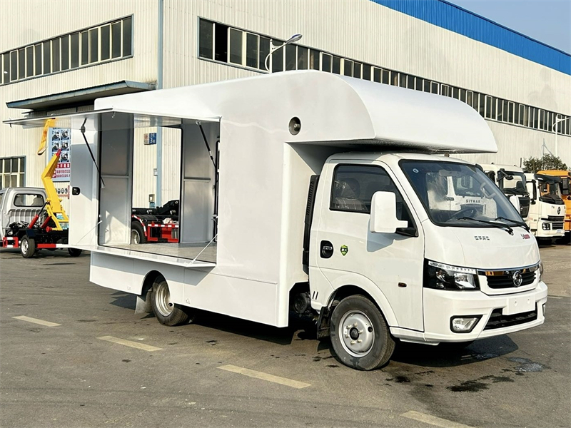 Dongfeng Tuyi 4x2 Mini Food Truck Mobile Shops Retail Vehicle Ice Cream Truck