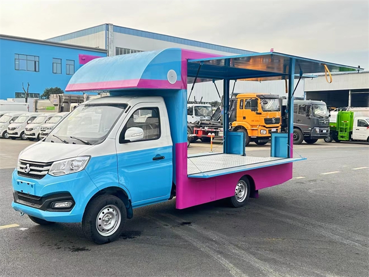 ChangAn 4x2 Mobile Food Truck Mini Pizza Coffer Hot Dog Drink Snack Truck