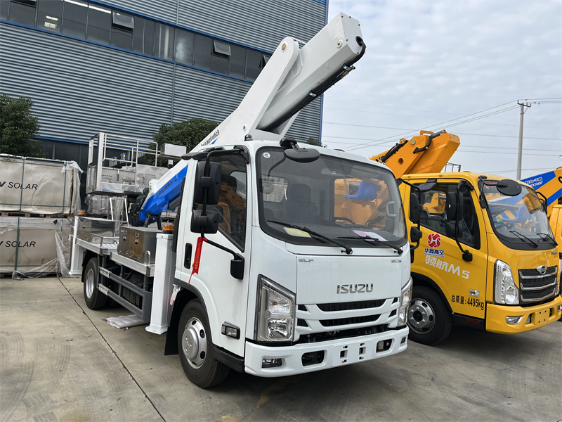 ISUZU 20-25m Aerial Work Platform Bucket 4x2 Telescopic Boom Aerial Work Truck