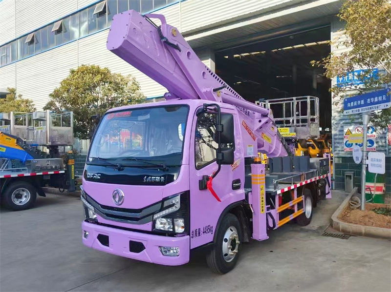 Dongfeng 6-Wheels 30m Aerial Work Platform Telescopic Boom Aerial Work Vehicle