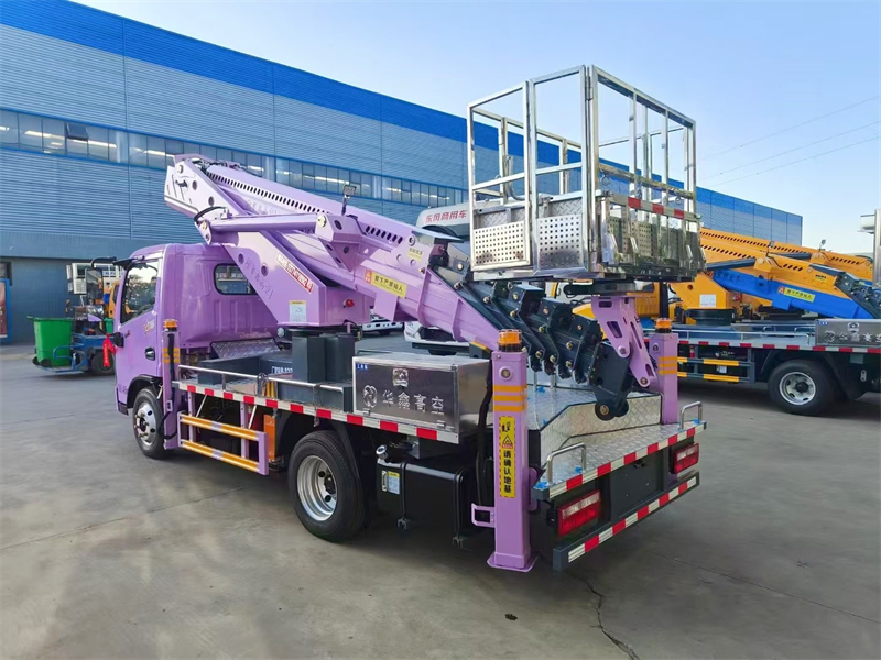 Dongfeng 6-Wheels 30m Aerial Work Platform Telescopic Boom Aerial Work Vehicle