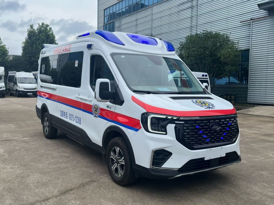 JMC Ford Transit T8 Patients Transport Ambulance 4x2 Emergency Rescue Ambulance